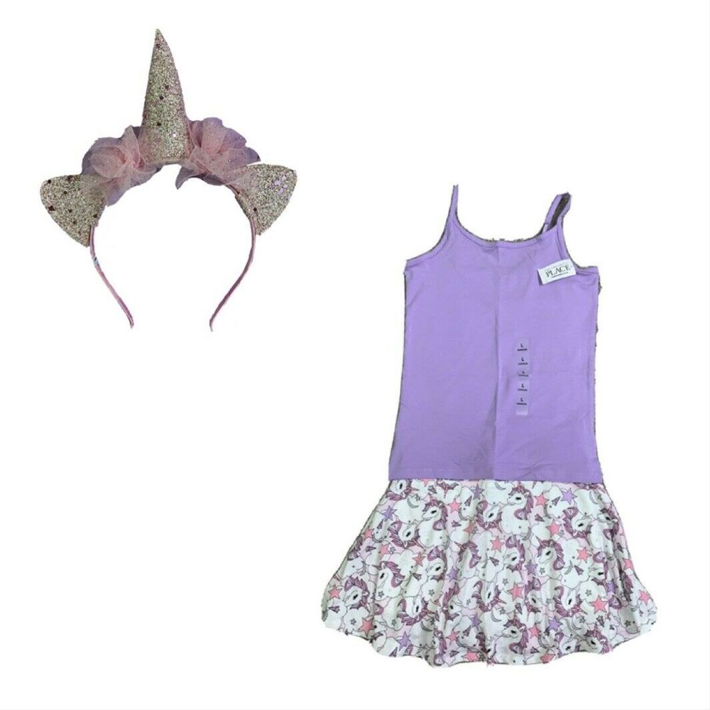 Unicorn Set With Headband - Size 10/12